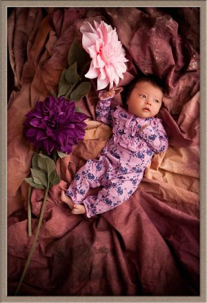 Vibrant Newborn Baby Photography in Lake Oswego, Oregon